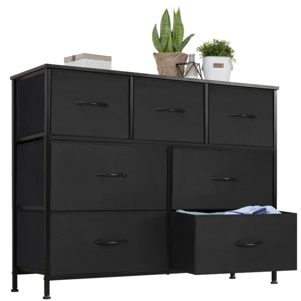 JHK Desser For Bedroom With 7  Drawers