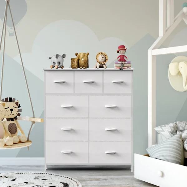JHK Dresser For Bedroom With 9 Drawer Tall Chest