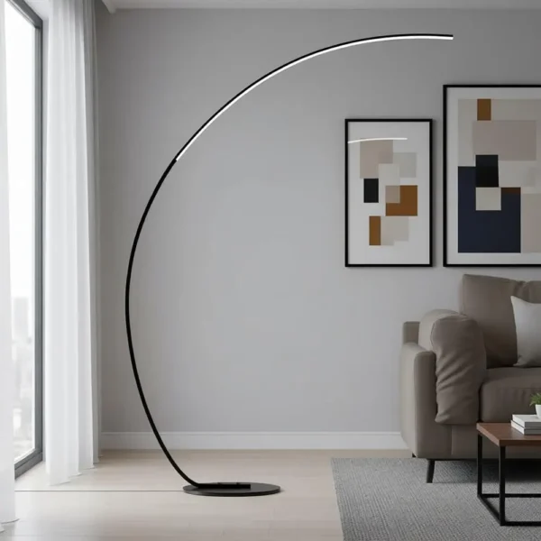 Arched Floor Lamp with Remote