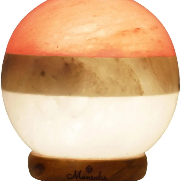 Himalayan Salt Lamp - with Dimmer, Adjustable Glow